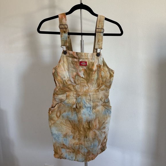 DICKIES Tie-Dye Overall Dress - Picture 1 of 5